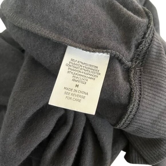 Miken Flow Women's New Without Tags Gray Medium Sweatshirt - Picture 3 of 5